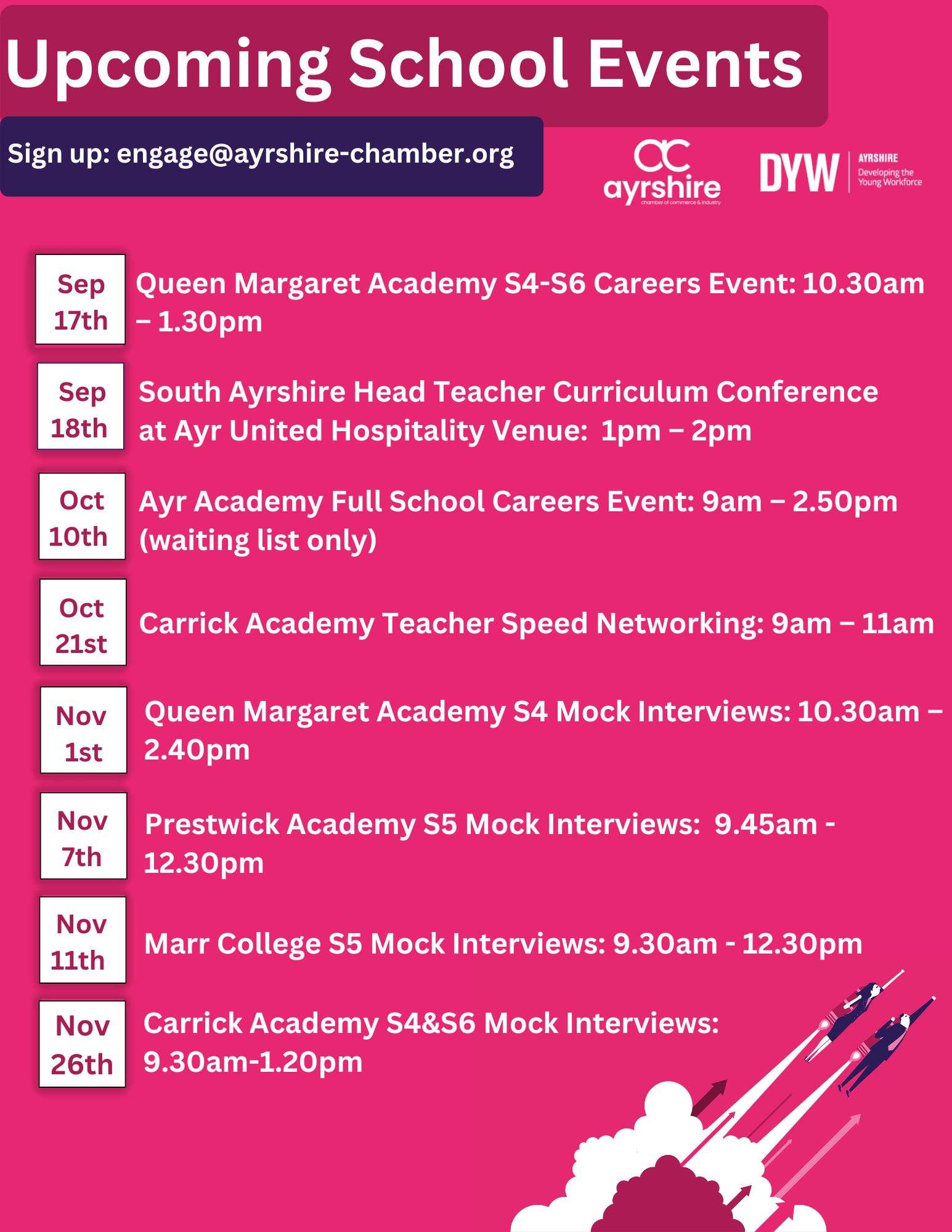 School Engagement and School Work Placement programmes